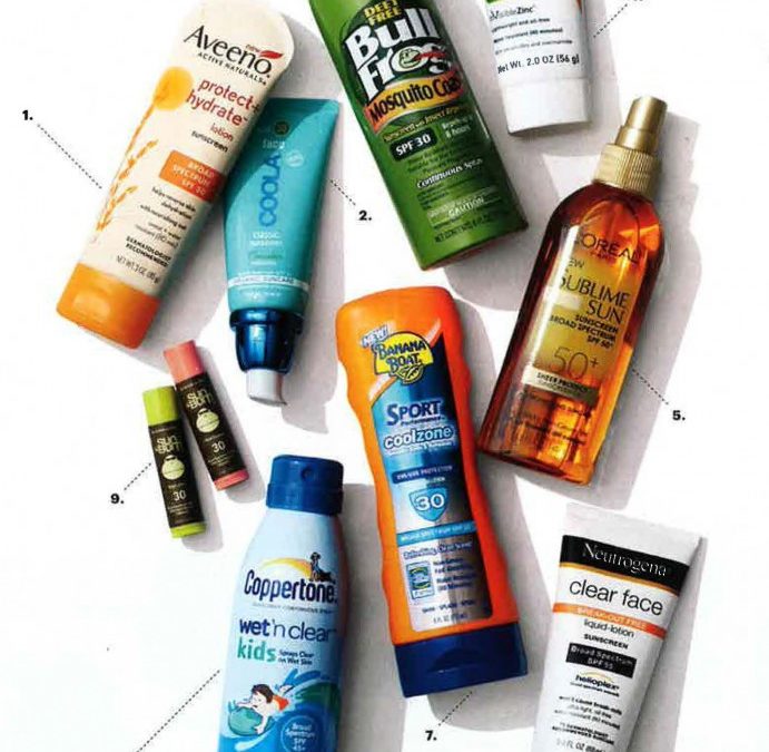Martha Stewart Living Magazine – Sunscreens
