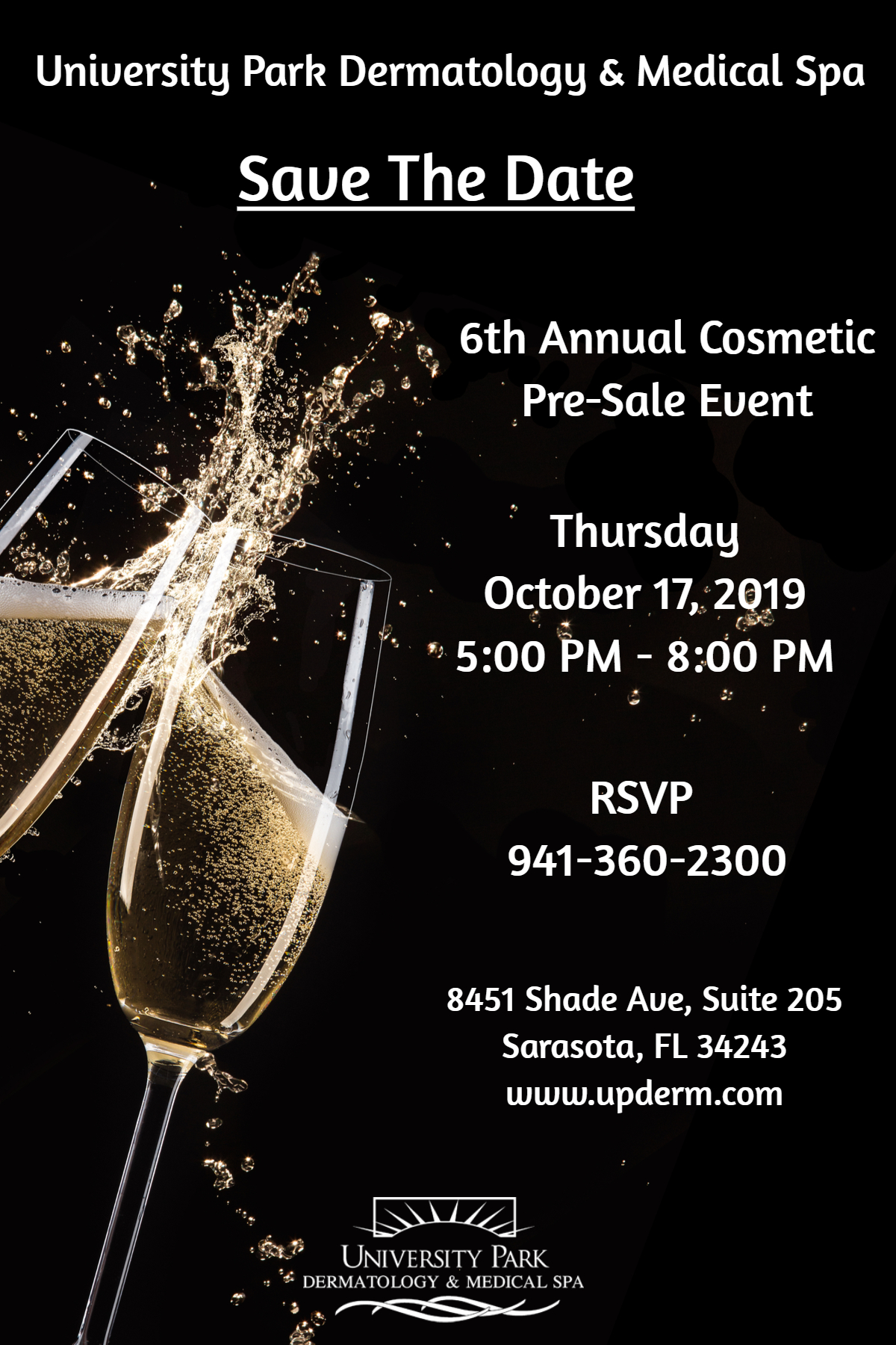 2019 Pre-Sale Event Save the Date